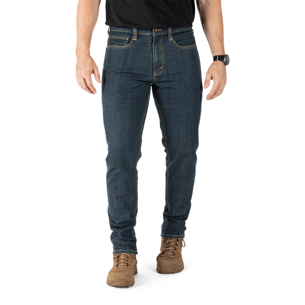5.11 Tactical - Defender Flex Slim Jeans | Tinted Wash Indigo