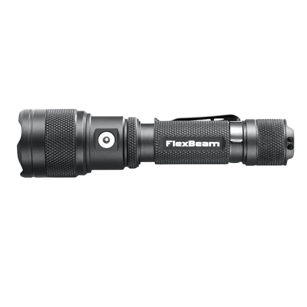 Powertac - FlexBeam GEN2 | 2000 Lumens Adjustable Beam Flashlight