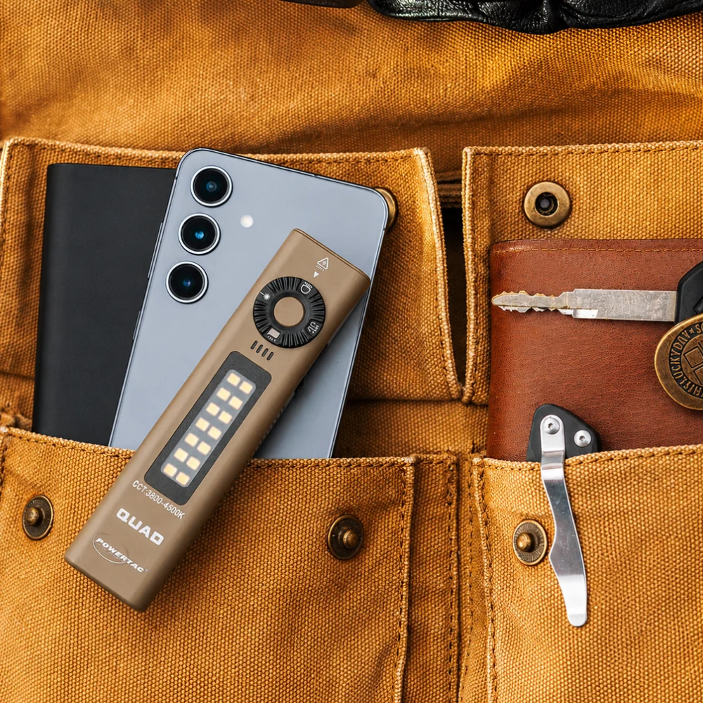 Powertac - QUAD | 4-in-1 2000 Lumen EDC Flashlight