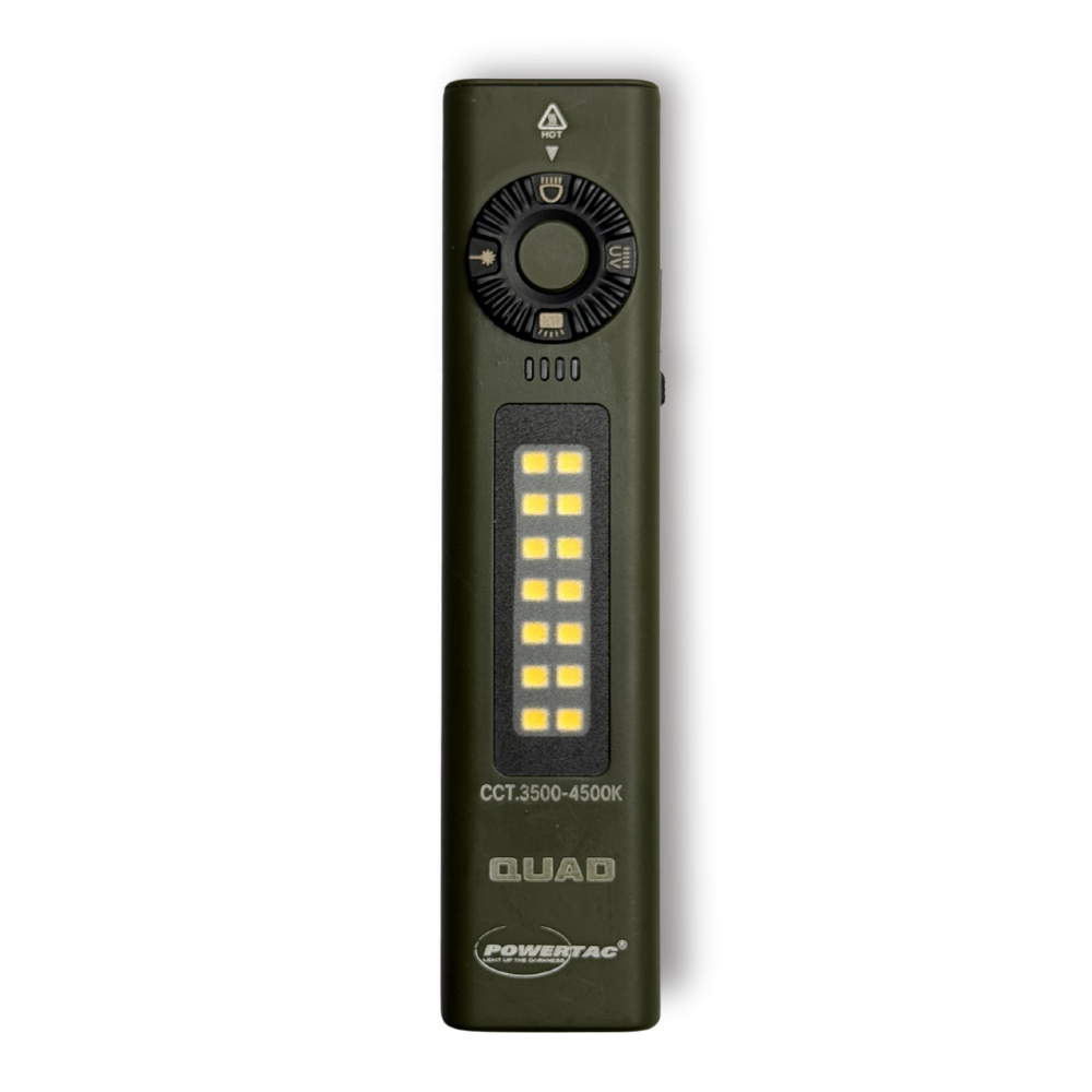 Powertac - QUAD | 4-in-1 2000 Lumen EDC Flashlight