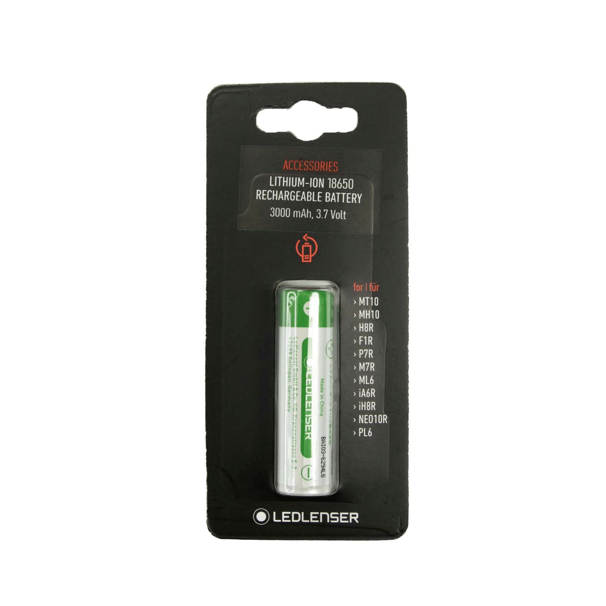 Ledlenser - 18650 Li-ion Rechargeable Battery