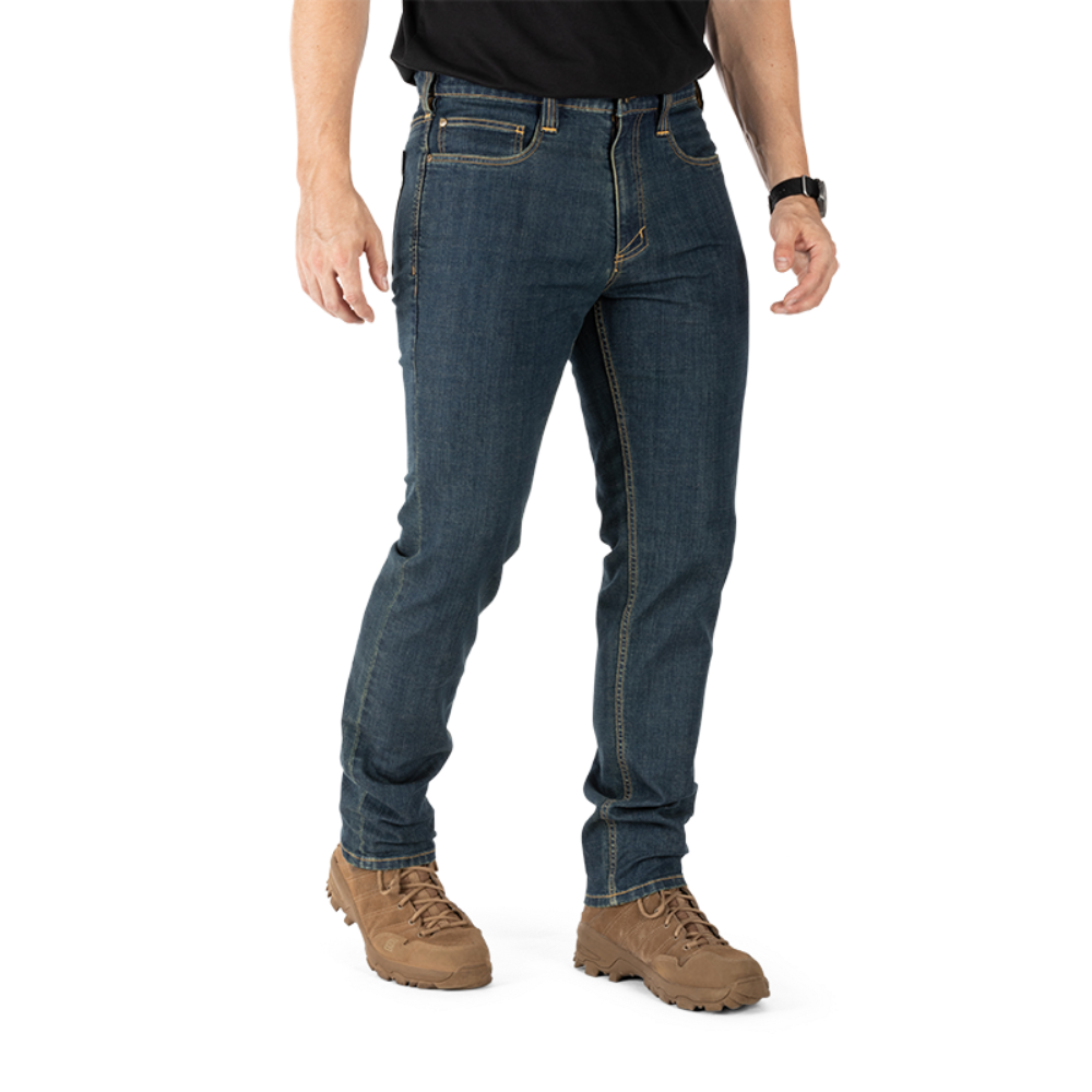 5.11 Tactical - Defender Flex Slim Jeans | Tinted Wash Indigo