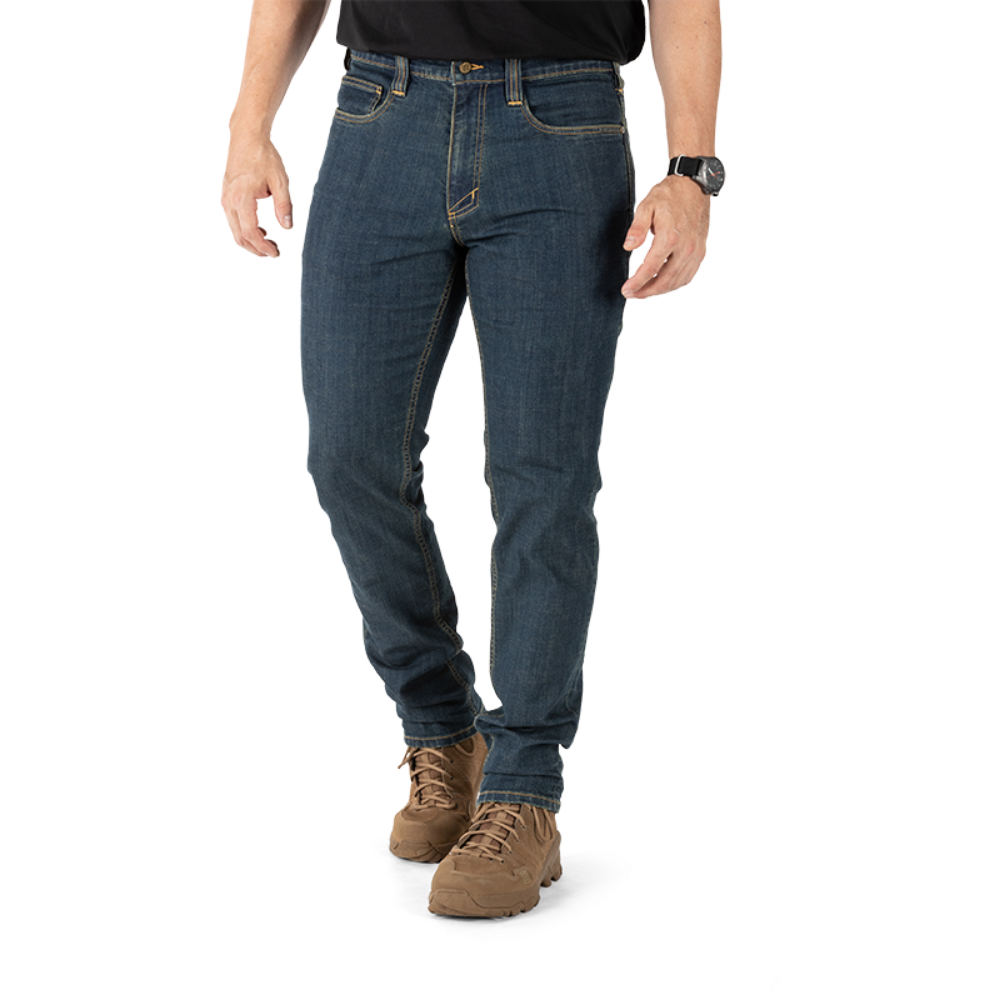 5.11 Tactical - Defender Flex Slim Jeans | Tinted Wash Indigo
