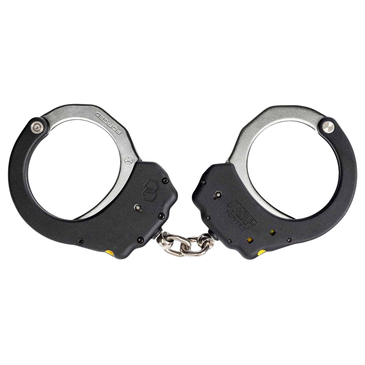 ASP - Tactical Ultra Plus Steel Bow Chained Handcuffs | Black