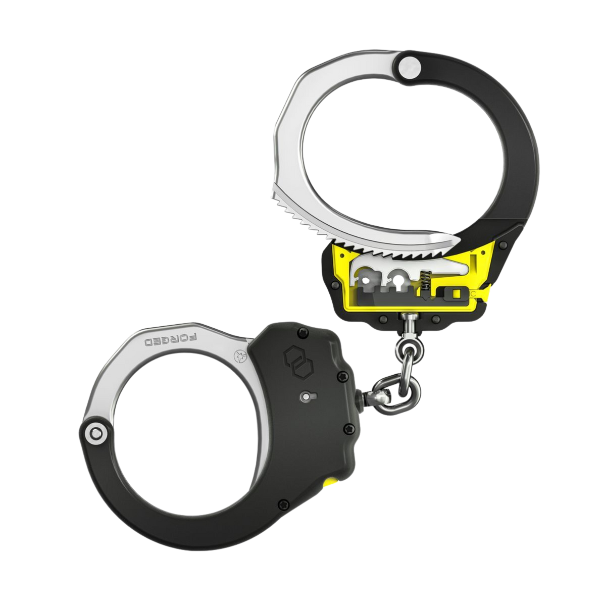 ASP - Tactical Ultra Plus Steel Bow Chained Handcuffs | Black