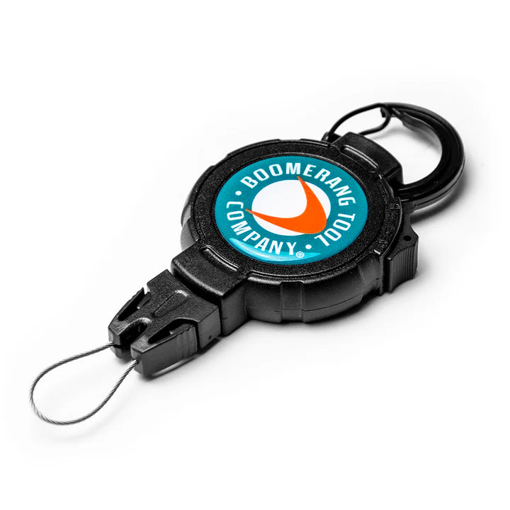 Boomerang - Universal Retractable Fishing Gear Tether with Carabiner