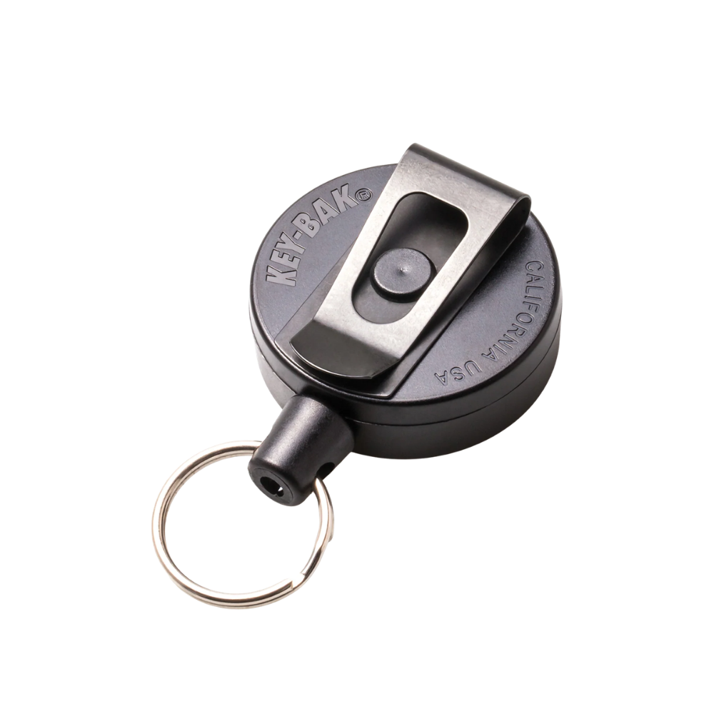 KEY-BAK - MID6 Heavy Duty Retractable Keychain |  Belt Clip