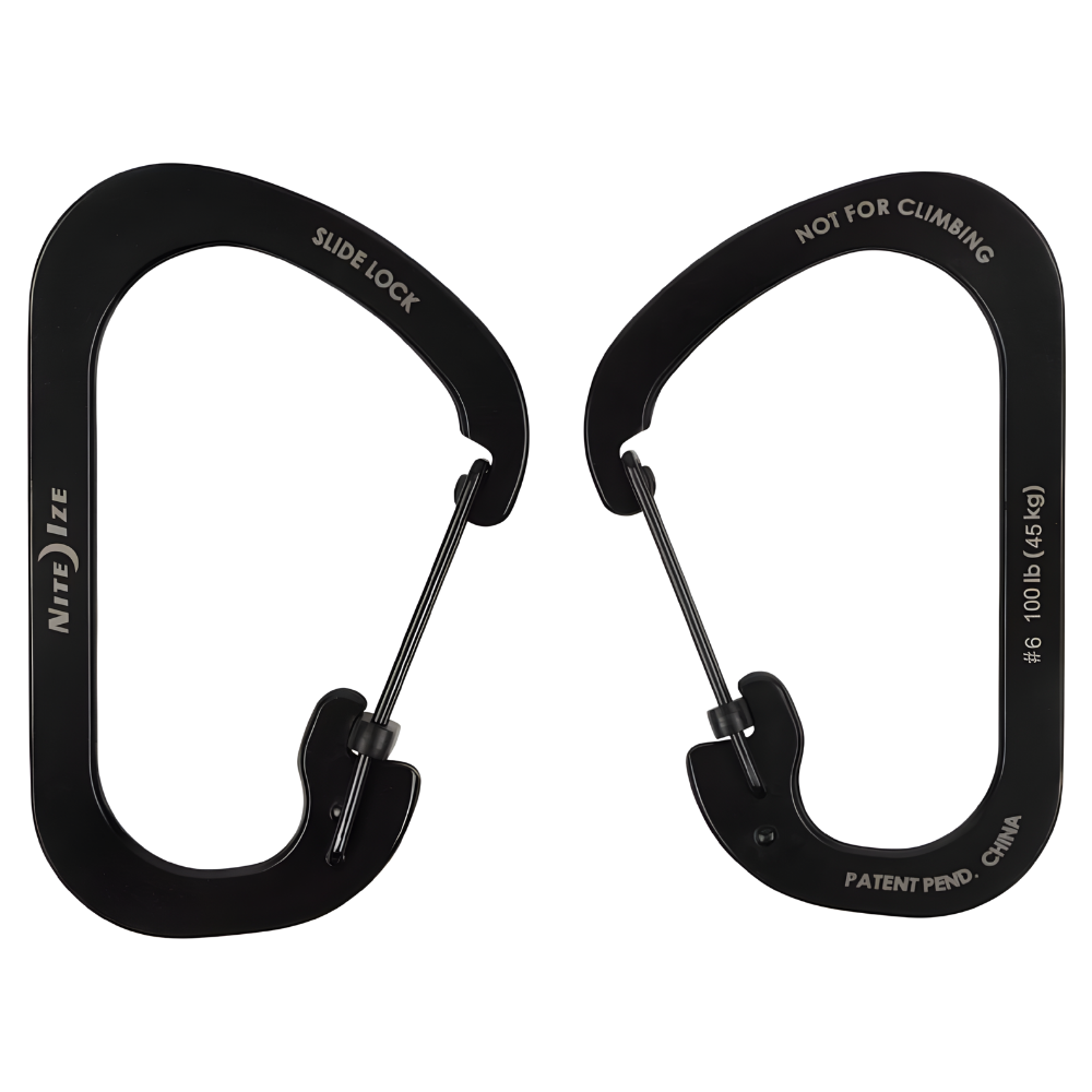 Nite-Ize - SlideLock Carabiner #6 | Black