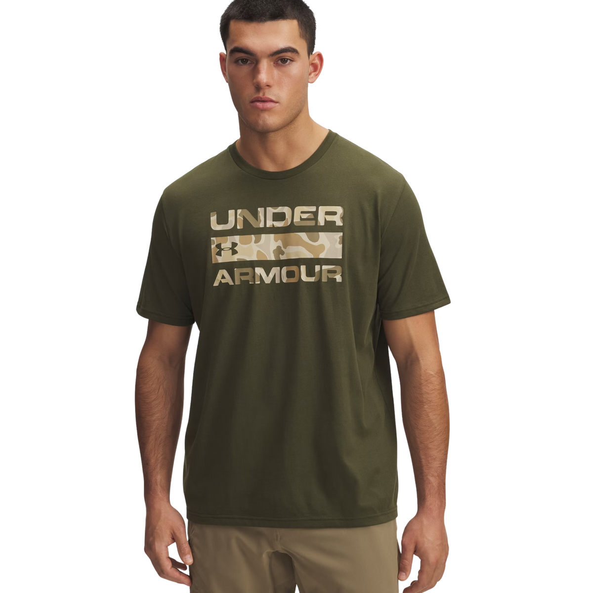 Under Armour - Stacked Logo Fill Tee