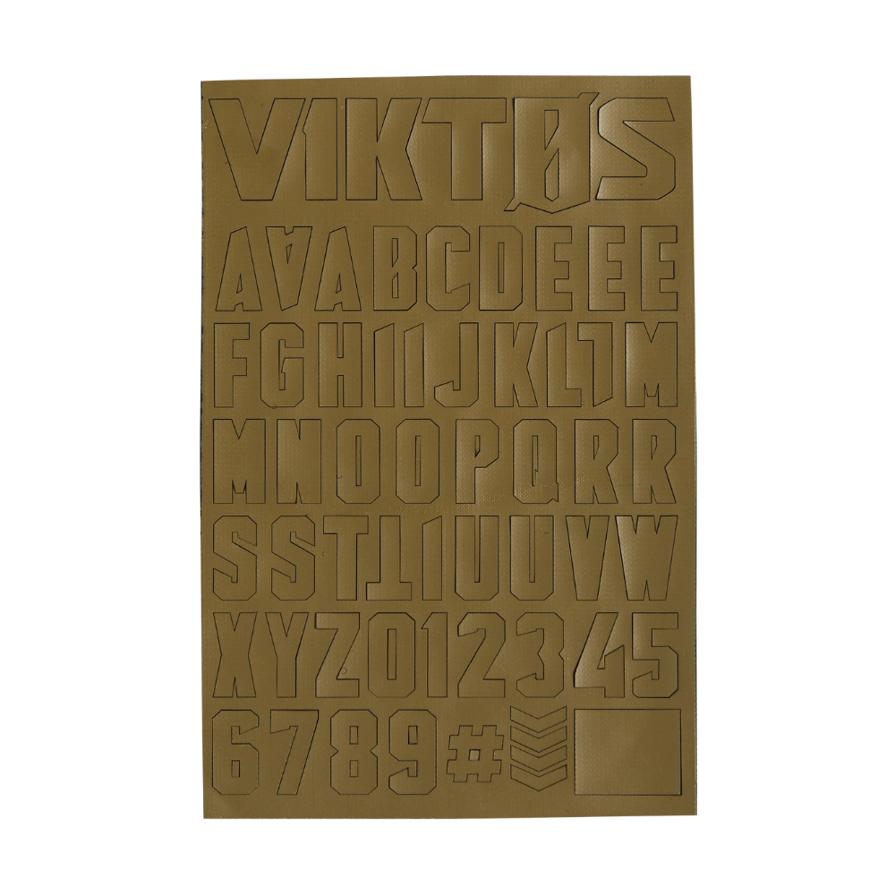 VIKTOS - Moralphabet OSFA Hook and Loop Letters