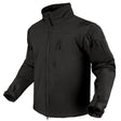 Condor Phantom Soft Shell Jacket-Jackets-Condor Outdoor-Black-X Small-TacSource