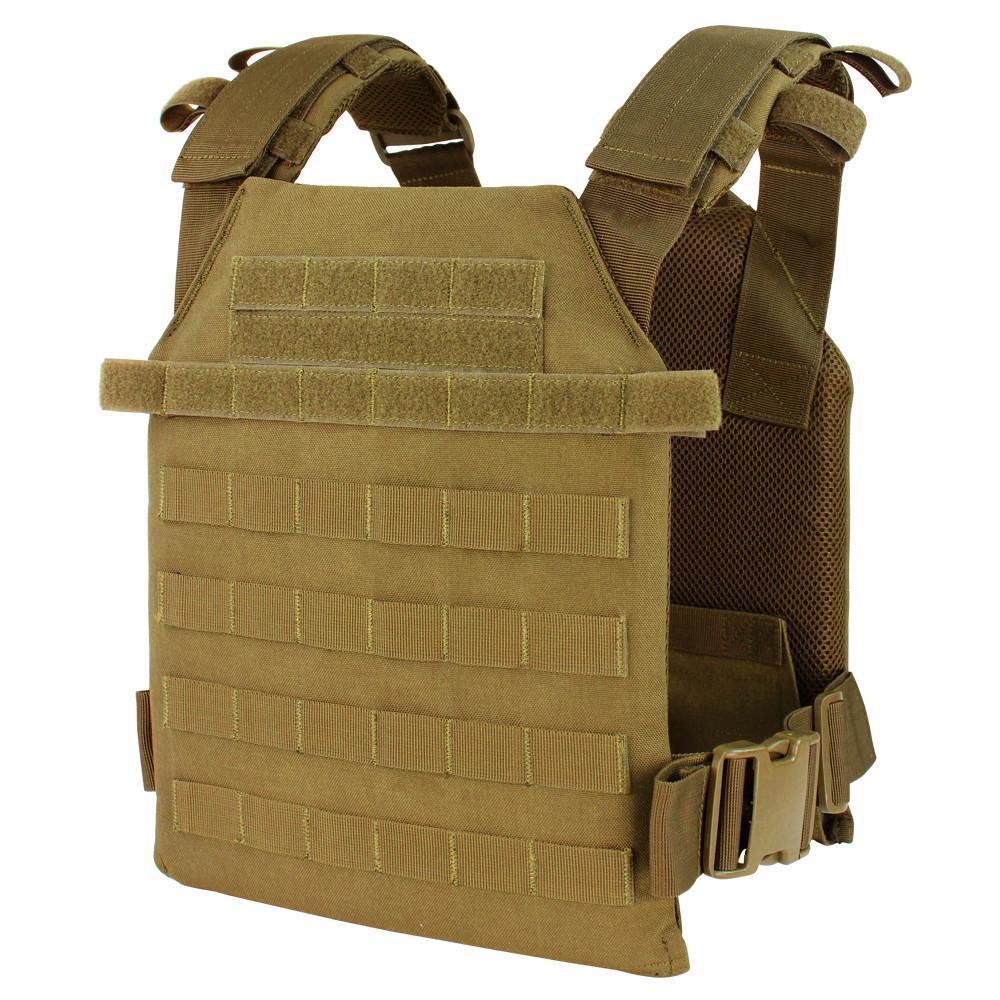 Condor Sentry Plate Carrier-Tactical-Condor Outdoor-Coyote Brown-TacSource