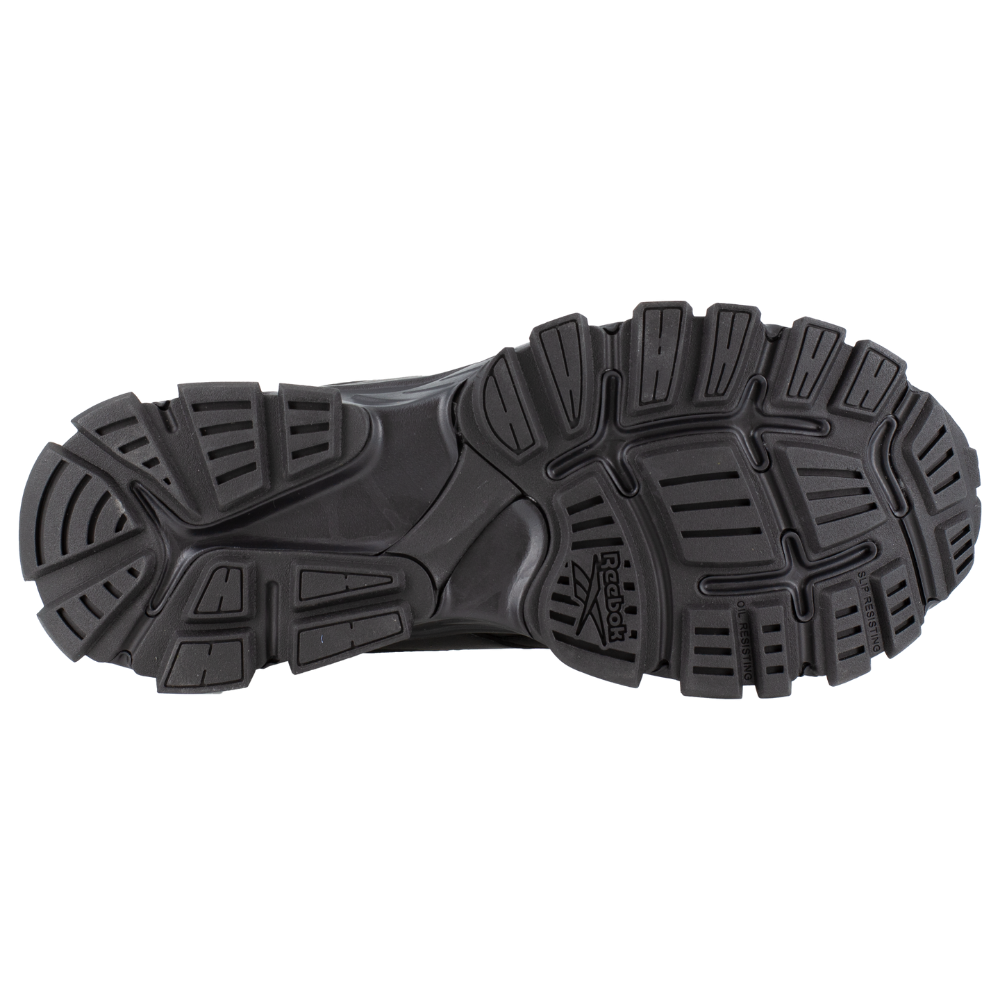 Reebok Hyperium Tactical men's 6-inch trail running tactical boot, view of the outsole tread from below