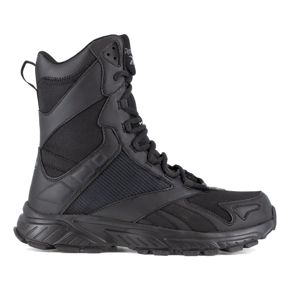Reebok Hyperium Tactical men's 8-inch trail running tactical boot, side view of the outer side