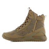 Reebok Nano X1 Adventure 6 tactical side zip boot in coyote, side view of the inner side