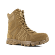 Reebok Trailgrip Tactical 8 side zip boot, angled view of the outer side