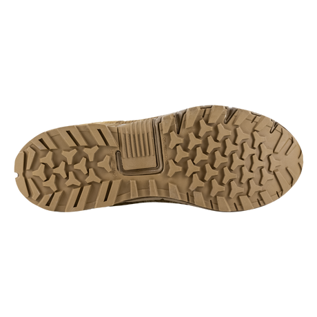 Reebok Trailgrip Tactical 8 side zip boot, view of the outsole tread from below